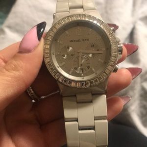 Micheal Kors gray ceramic watch